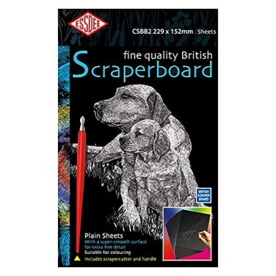 Immagine di Essdee British CSBB2 5 Confezione da Fogli per raschiare, 229 x 152 mm