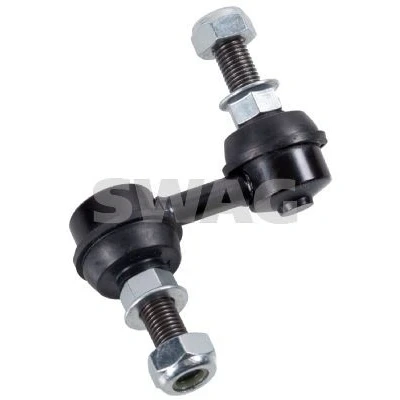 Immagine di SWAG 88 92 8271 Bielletta barra stabilizzatrice Assale anteriore Sx 50 M10 x 1,25 con dado autobloccante, senza perno conico nero DAIHATSU: Sirion II