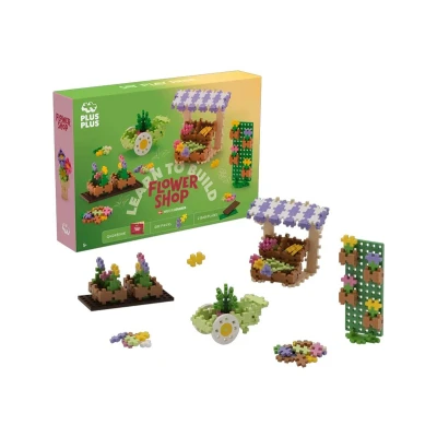 Immagine di Plus Learn to Build Fioriera 600 pezzi mattoncini da costruzione, giocattoli educativi per bambini, viaggi, viaggio, prodotto in Danimarca