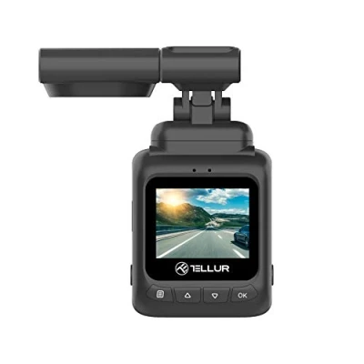 Immagine di Telecamera per Auto TELLUR Dash Patrol DC2, GPS, FullHD 1080P, Sensore G rileva l&#039;impatto e avvia la registrazione, Parking Monitor Function, Black