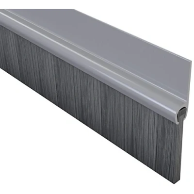 Immagine di STORMGUARD 02SR6641000GR Guarnizione autoadesiva per la Parte Inferiore della Porta, 1 m, Colore: Grigio