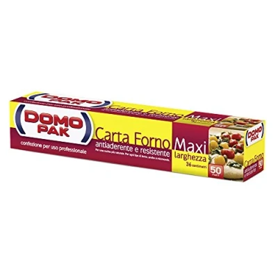 Immagine di Domo Pak Carta Forno Maxi Larghezza Antiaderente e Resistente, 50 m