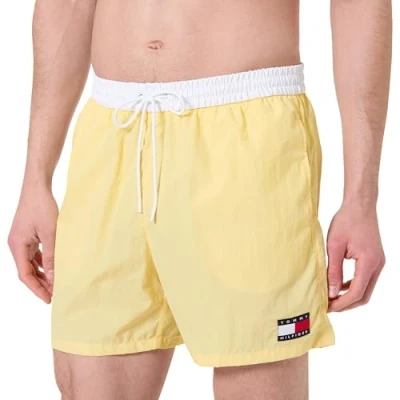 Immagine di Tommy Hilfiger Heritage Medium Drawstring Shorts da mare, Uomo, Taglia: Large, Citronella