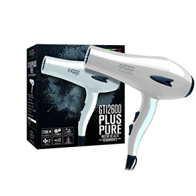 Immagine di Italian Design Electrical Items GTI2 2600 Dryer PURE PLUS Hair Styling Tool, Taglia: One Size, White