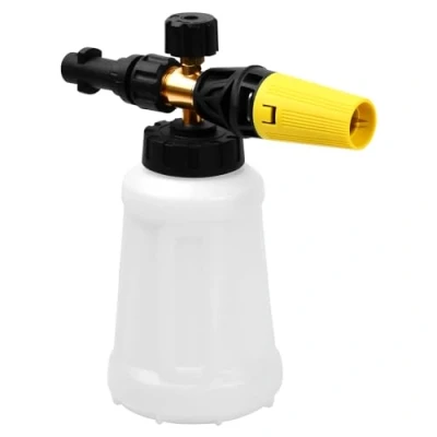 Immagine di Volumoon Lancia in Schiuma Snow Foam Lance per Karcher Idropulitrice K2 K3 K4 K5 K6 K7, Ugello Regolabile Schiuma, 1L Dispenser di Sapone Jet Wash Autolavaggio