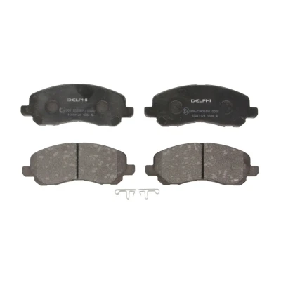 Immagine di DELPHI LP1684 Kit pastiglie freno con segnalatore acustico usura lamierino anticigolío accessori MITSUBISHI: ASX SUV, Outlander 2 SUV