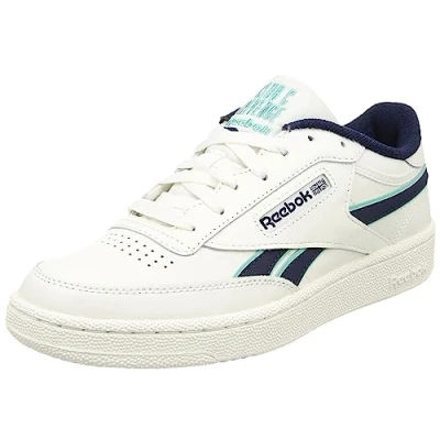 Immagine di Reebok Classic CLUB C Revenge Unisex Sneakers basse, Taglia: 44, Chalk/vector navy/cyber mint Pelle