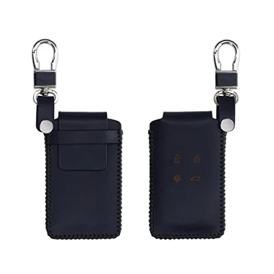 Immagine di kwmobile Custodia Compatibile con Renault 4 tasti Smart Key (solo Keyless Go) Cover Chiavi Auto Protezione Copri Telecomando Chiave Copertura blu scuro