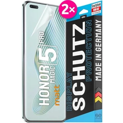 Immagine di S.E per Honor Magic 5 Pro, pellicola protettiva antiriflesso 2 pellicole in set dalla Germania, opaca display Opaca, alternativa