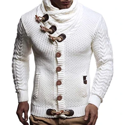 Immagine di Leif Nelson Cardigan, Uomo, Taglia: 4XL, Ecru/weiß