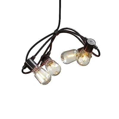 Immagine di Konstsmide 2387 800 Luce per feste e palchi esterno ERP: G (A G) rete elettrica Numero di lampadine 120 LED (monocolore) Ambra Lunghezza illuminata: 9.75 m