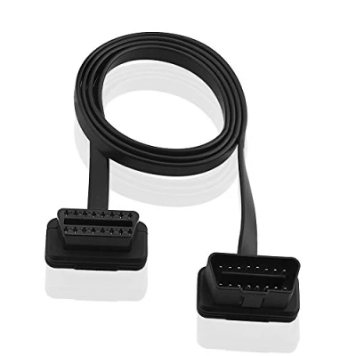 Immagine di SIENOC OBD2 OBD II Cavo di prolunga, 16 Pin Maschio a Femmina con connettori ad Angolo 0.95m per i Veicoli