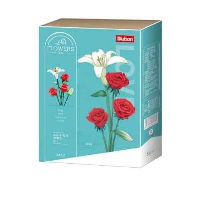 Immagine di Sluban Rose M38 B1121B Mattoncini con Morsetto, Multicolore