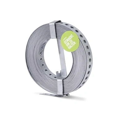 Immagine di GAH Alberts 334239 Nastro Forato, Acciaio, Larghezza: 20 mm, Lunghezza: 10 m