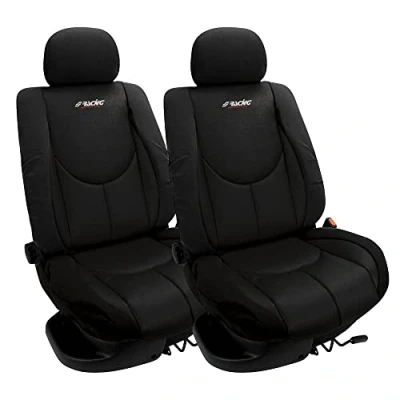 Immagine di Simoni Racing CSR/AN V Coprisedile nero Tessile anteriore