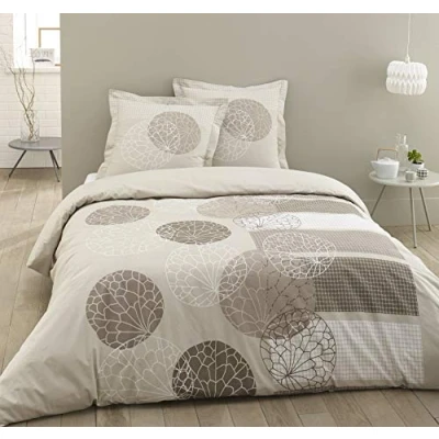 Immagine di VISION, Set Copripiumino e 2 federe, in Cotone, Colore: Beige, Ecru, 260 x 240 cm