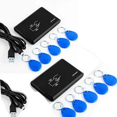 Immagine di Neuftech 2 lettori di schede USB RFID per EM4100