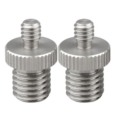 Immagine di CAMVATE 1/4&quot; maschio a M12 doppio anello adattatore vite per DSLR Rig (2 pezzi)