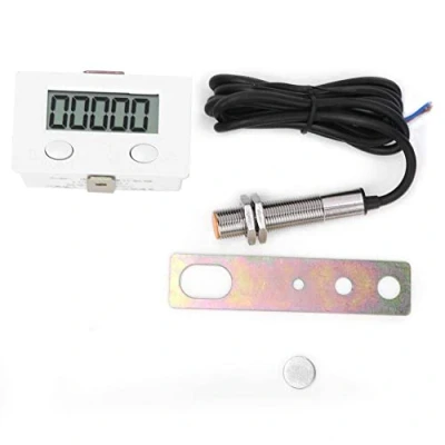 Immagine di Fafeicy Sensore Metallico Contatore, Contatore a Induzione Magnetica BERM con Display Digitale LCD 5 Cifre 0 99999 di conteggio elettronico