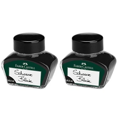 Immagine di Faber Castell Bicchiere per penna con convertitore (2 x nero, fusto 62,5 ml)