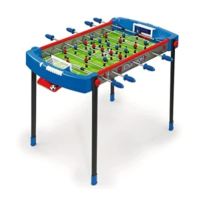 Immagine di Smoby Calcetto Challenger, 7600620200, +6 Anni, Colore Blu/Rosso, Gambe in Metallo con Piedini Antiscivolo, Due Palline Incluse