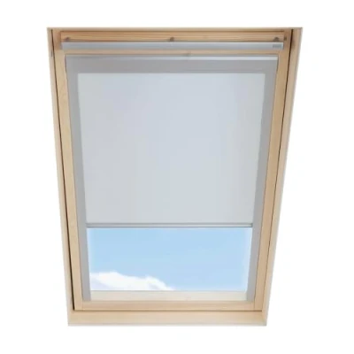 Immagine di Tenda oscurante per finestre a tetto compatibile con VELUX CK02, ‎Bianco