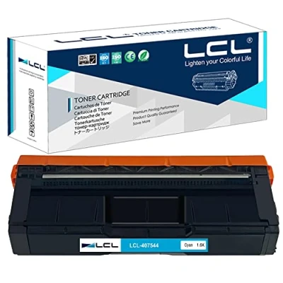 Immagine di LCL Cartucce di Toner Rigenerate 407544 sp c250 c250dn c250sf C261SFNW (1Ciano) Sostituzione per Ricoh C261SFN C261DNW