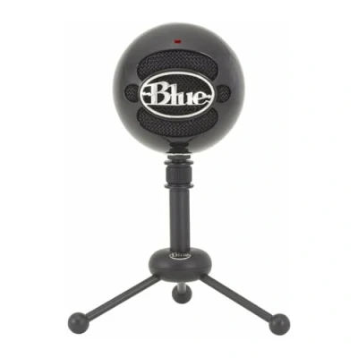 Immagine di Blue Snowball Microfono USB per Registrazione, Streaming, Podcast, Gaming su PC e Mac, Mic a Condensatore con Modelli Polari Cardioide Omnidirezionale Design Retrò Elegante Nero