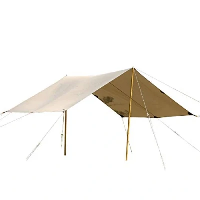 Immagine di Tatonka Tenda Parasole Unisex per Adulti, Tarp 4 TC, Colore Sabbia, Beige, 285 x 400 cm