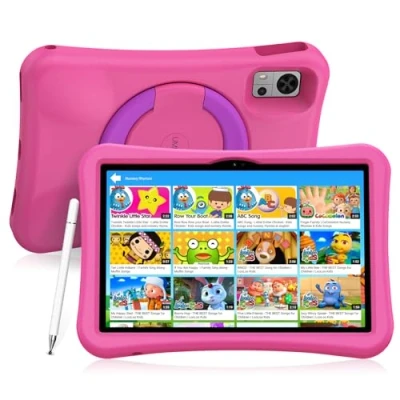 Immagine di UMIIDIGI Tablet Bambini con Sim,Studia Online e Goditi un Viaggio Tranquillo,G5 kids 10 Pollici,Android 13 per 2 a anni/Controllo Parentale/8+128GB/Octa Core/6000mAh/GPS/WiFi