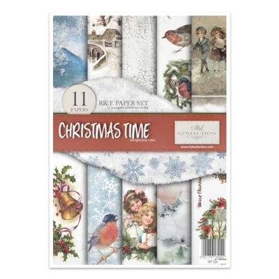 Immagine di ITD Collection Papier de riz créatif A4 Decoupage Rice Paper Sheet 29,7 x 21 cm Technique découpage multicolore (RP024) HS code 48021000