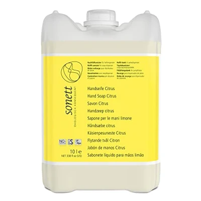 Immagine di Sapone a mano Citrus: cura per mani, viso e tutto il corpo.
