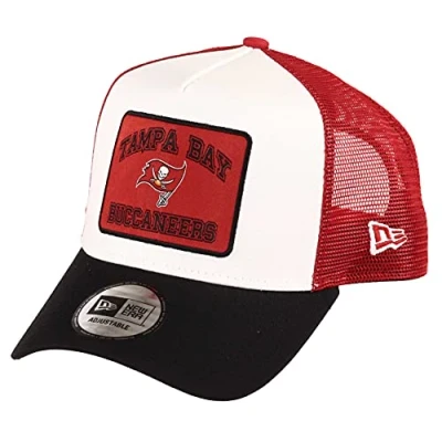 Immagine di New Era Tampa bay Buccaneers NFL Patch A Frame Adjustable Trucker cap One Size