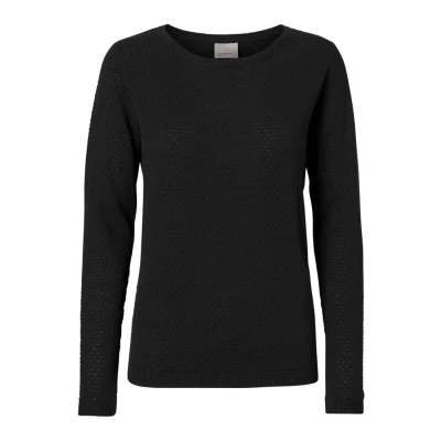 Immagine di Vero Moda Vmcare Structure LS Oneck GA NOOS Maglione, Donna, Taglia: XXL, Black