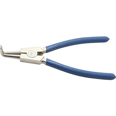 Immagine di BGS 650 1 pinza ad anelli elastici angolata per esterni 225 mm seeger antiscivolo