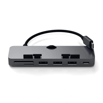 Immagine di Satechi Clamp Hub Pro combinato USB Grigio Siderale