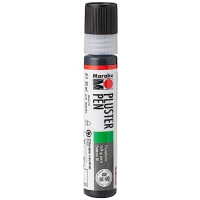 Immagine di Marabu Relieffarbe 3D Liner, Schwarz, 25 ml