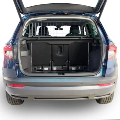Immagine di Travall Guard Griglia di Protezione Compatibili con Skoda Karoq (2017 Corrente) TDG1590 Divisoria Specifica in Acciaio Dolce