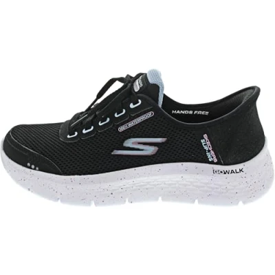 Immagine di Skechers Go Walk Flex, Scarpe da Ginnastica Donna, Black White, 39 EU