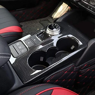 Immagine di per Focus MK4 2019 2021 5 porte/Familiare Cornici dei Interno Selettore Plastica ABS 1 pezzi (Colore fibra di carbonio)