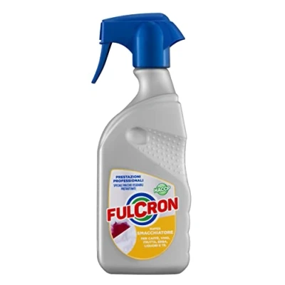 Immagine di FULCRON Super Smacchiatore Macchie Ossidabili 450 ml, Detergente Biancheria Pretrattante ad Azione Rapida, Elimina Ossidabili, Grigiore e Ingiallimento, Ripristina Colore Originale