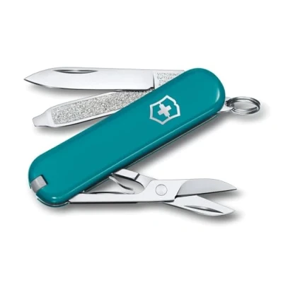Immagine di Victorinox, Classic SD, Coltellino Svizzero, Originale, Multiuso, Campeggio, 7 Funzioni, Lama, piccola, Lima per unghie