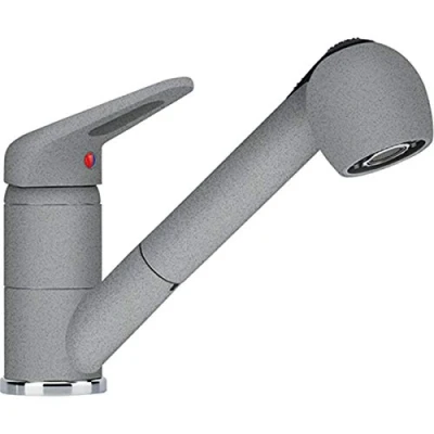 Immagine di Franke 115.0470.670 Rubinetto ad Alta Pressione con Doccetta Estraibile, Grigio, mittel