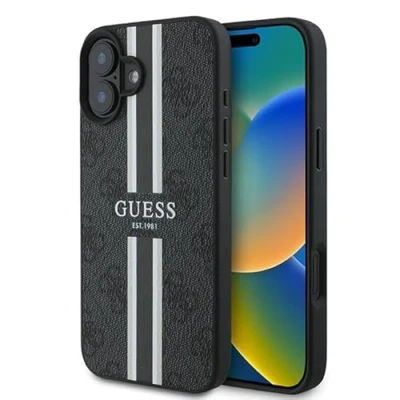 Immagine di CG Mobile Guess GUHMP16MP4RPSK Custodia rigida per iPhone 16 Plus da 6,7&quot;, colore: Nero