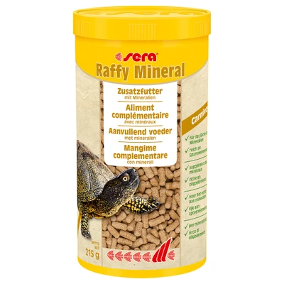 Immagine di Sera Raffy Mineral Mangime complementare per Tartarughe e Altri rettili, 1000 ml (215 g)