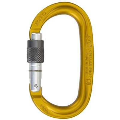 Immagine di Climbing Technology Pillar Pro Sg 2C39600YDBCTSTD Moschettone, Giallo/Grigio, Taglia Unica