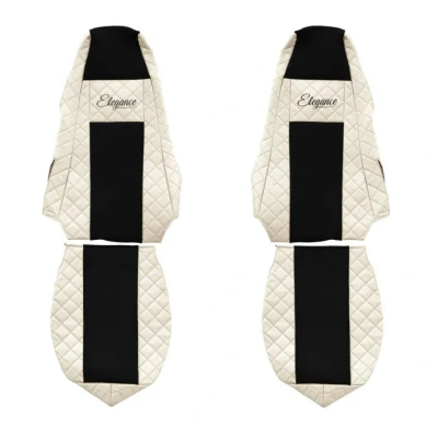 Immagine di F CORE Elegance Q FX02 CHAMP Coprisedile beige Tessile, Finta pelle