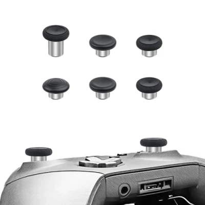 Immagine di Mcbazel 6 in 1 Levette Analogiche, Analogici Metallici Thumbstick Magnetici per Xbox One Elite Series 2 Controller