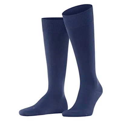 Immagine di FALKE Ultra Energizing M KH cotone con compressione 1 paio, Calzini lunghi Uomo, Blu (Deep Blue 6418) Circonferenza polpaccio W4, 39 40