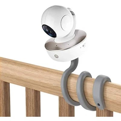 Immagine di HOLACA supporto universale per monitor Arlo/Motorola Baby Monitor/Nannio Monitor/HelloBaby, versatile viti da 1/4 senza attrezzi o danni alla parete (grigio)